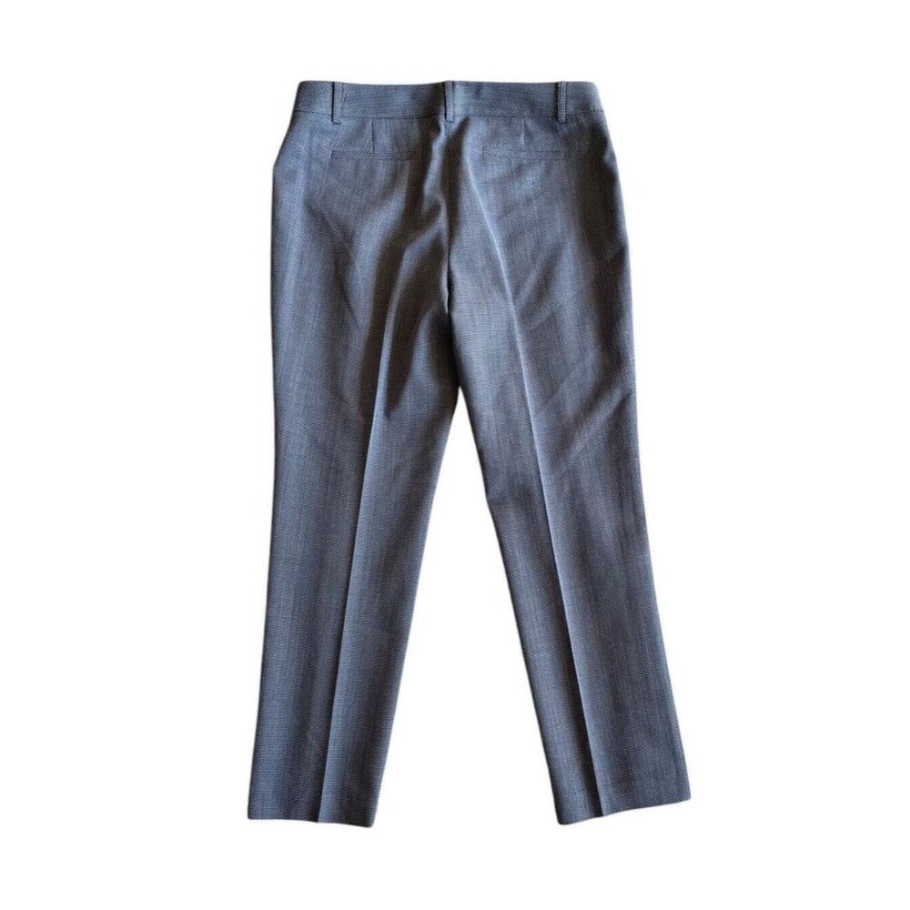 Talbots Signature Womens Grey Wool Blend Textured Career Dress‎ Pants Petites 10